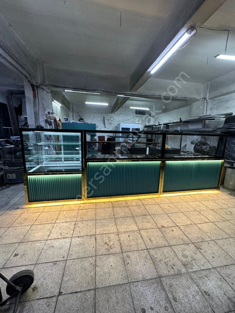 Pasta Dolabı ve Kuru Pasta Tatlı  Tezgahı Seti