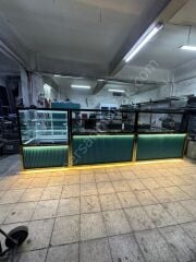 Pasta Dolabı ve Kuru Pasta Tatlı  Tezgahı Seti