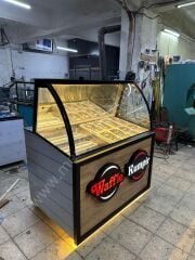 Waffle ve Kumpir Reyonu Ahşap Model