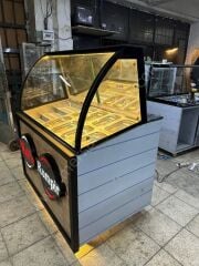 Waffle ve Kumpir Reyonu Ahşap Model