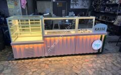 Pasta Tatlı Çikolata Soslu Dolabı MRSN-93