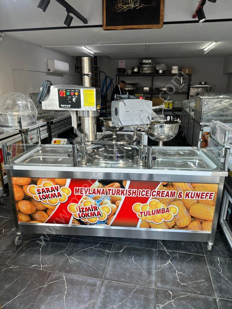 Tulumba Lokma Makinesi ve Pişirici Tezgahı MRS-450