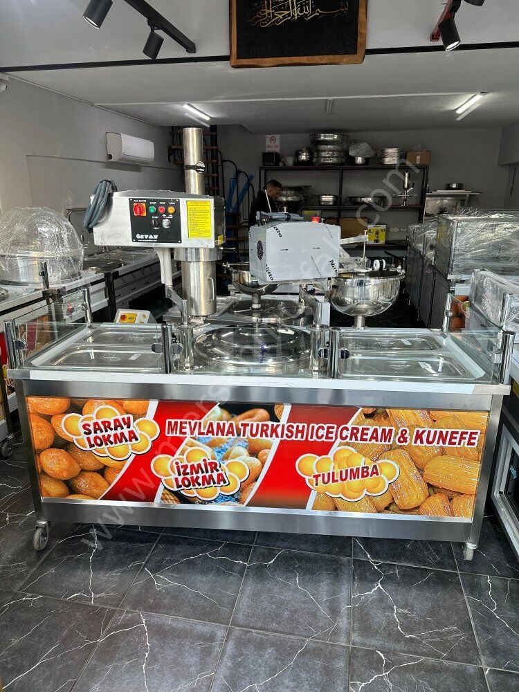 Tulumba Lokma Makinesi ve Pişirici Tezgahı MRS-450