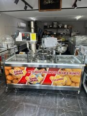 Tulumba Lokma Makinesi ve Pişirici Tezgahı MRS-450