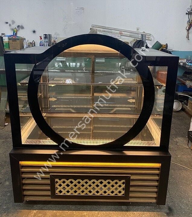 Pasta Tatlı Teşhir Dolabı Saat Model MRSN-111