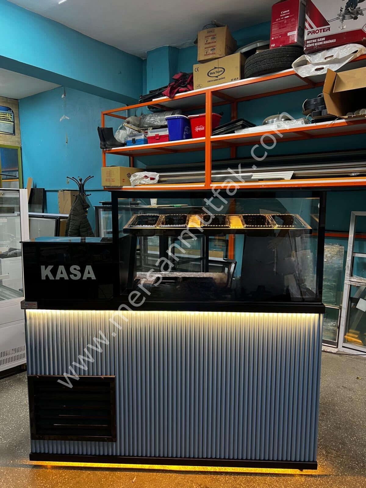 Kumpir Dolabı Kasa Bankolu MRSN-126