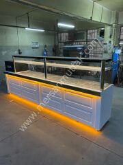 Baklava Teşhir Tezgahı Gold Model MRSN-130