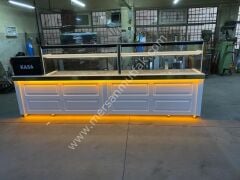 Baklava Teşhir Tezgahı Gold Model MRSN-130
