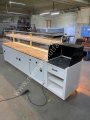 Baklava Teşhir Tezgahı Gold Model MRSN-130