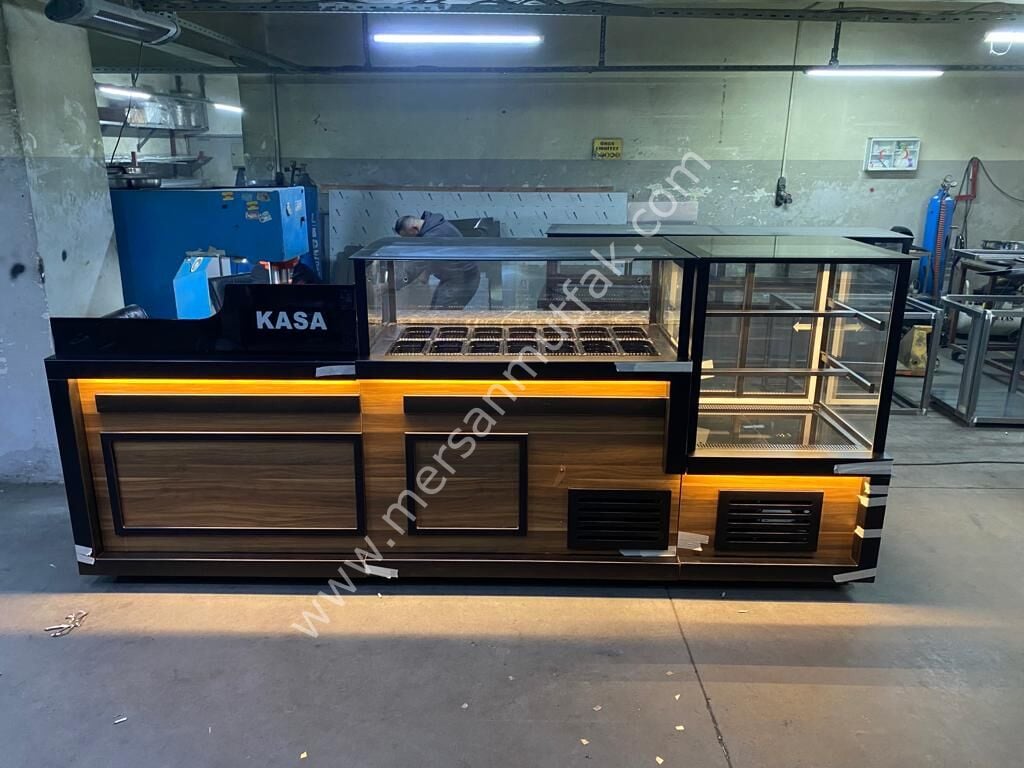 Pasta ve Salatabar Dolabı Kasa Bankolu MRSN-146