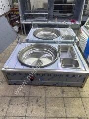 Set Üstü Tatlı Pişirici Tezgahı 80 cm Tavalı MRSN-178