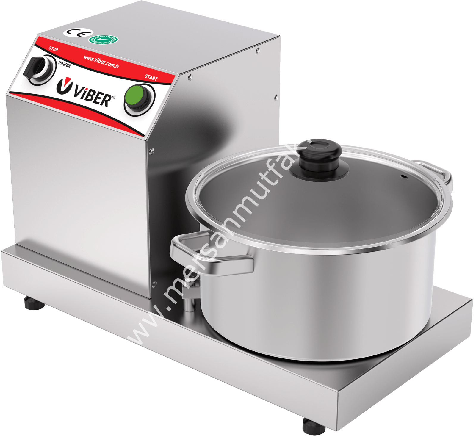 Soğan Doğrama Makinesi 8 Litre Paslanmaz Çelik MRSN-206