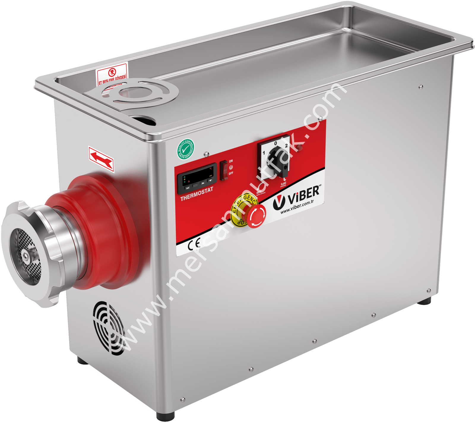 Komple Paslanmaz Soğutmalı Et Kıyma Makinesi 22 No MRSN-226