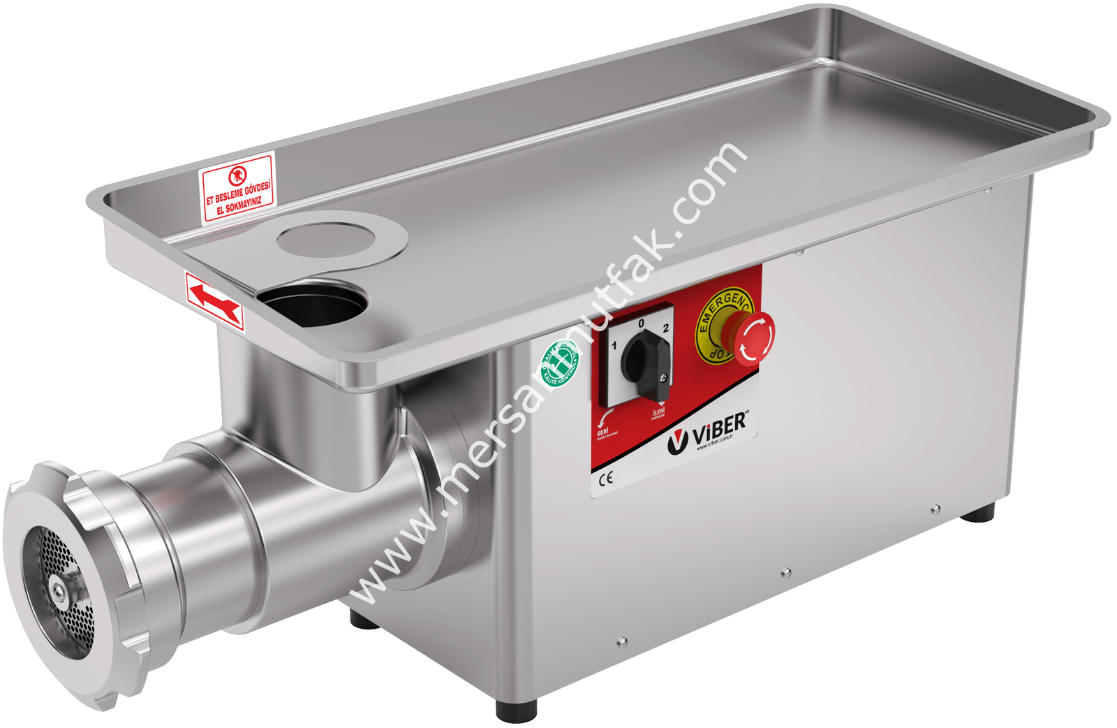 Komple Paslanmaz Endüstriyel Et Kıyma Makinesi 32 No MRSN-231