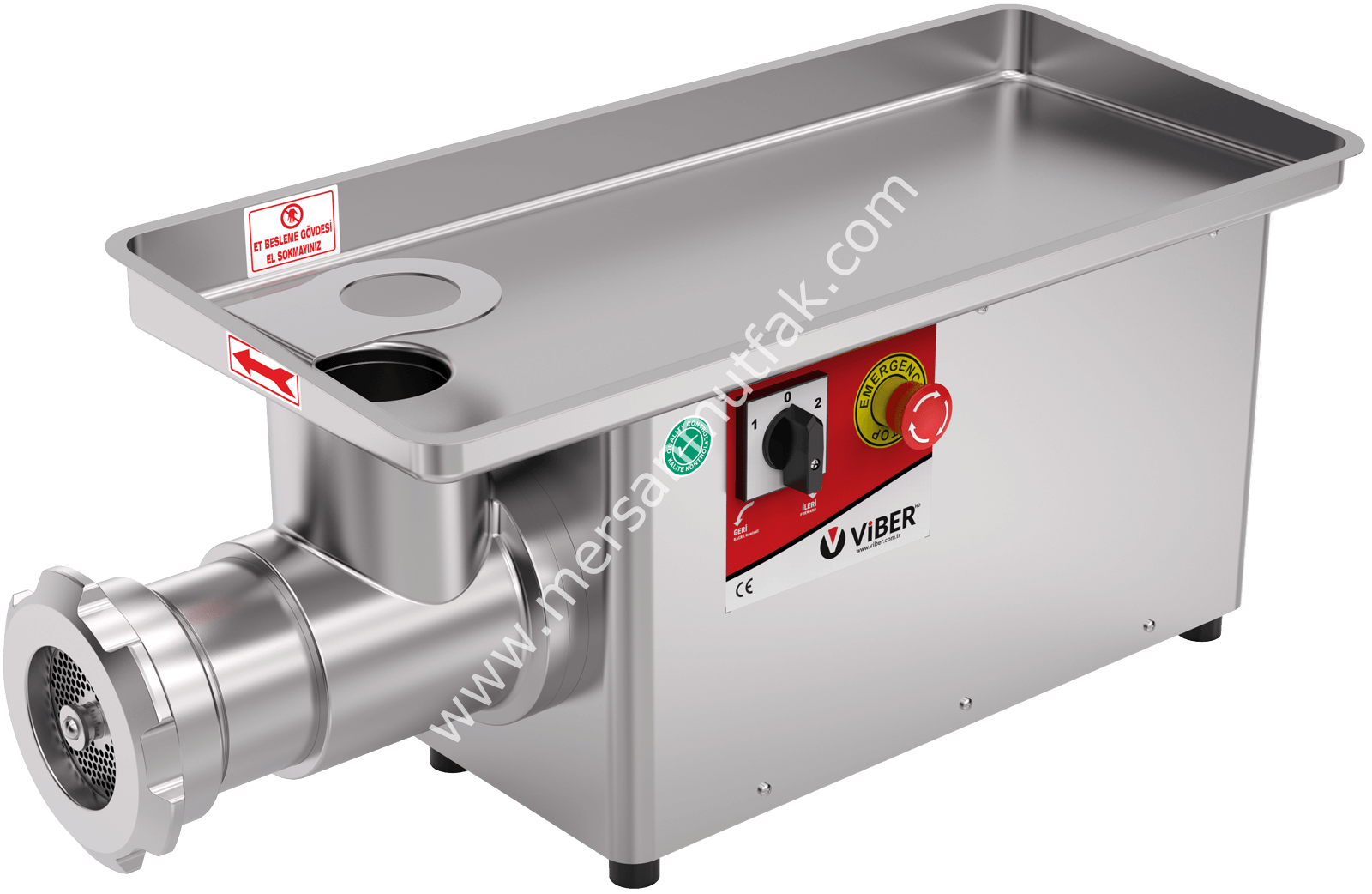 Endüstriyel Et Kıyma Makinesi 32 No Paslanmaz Çelik MRSN-232