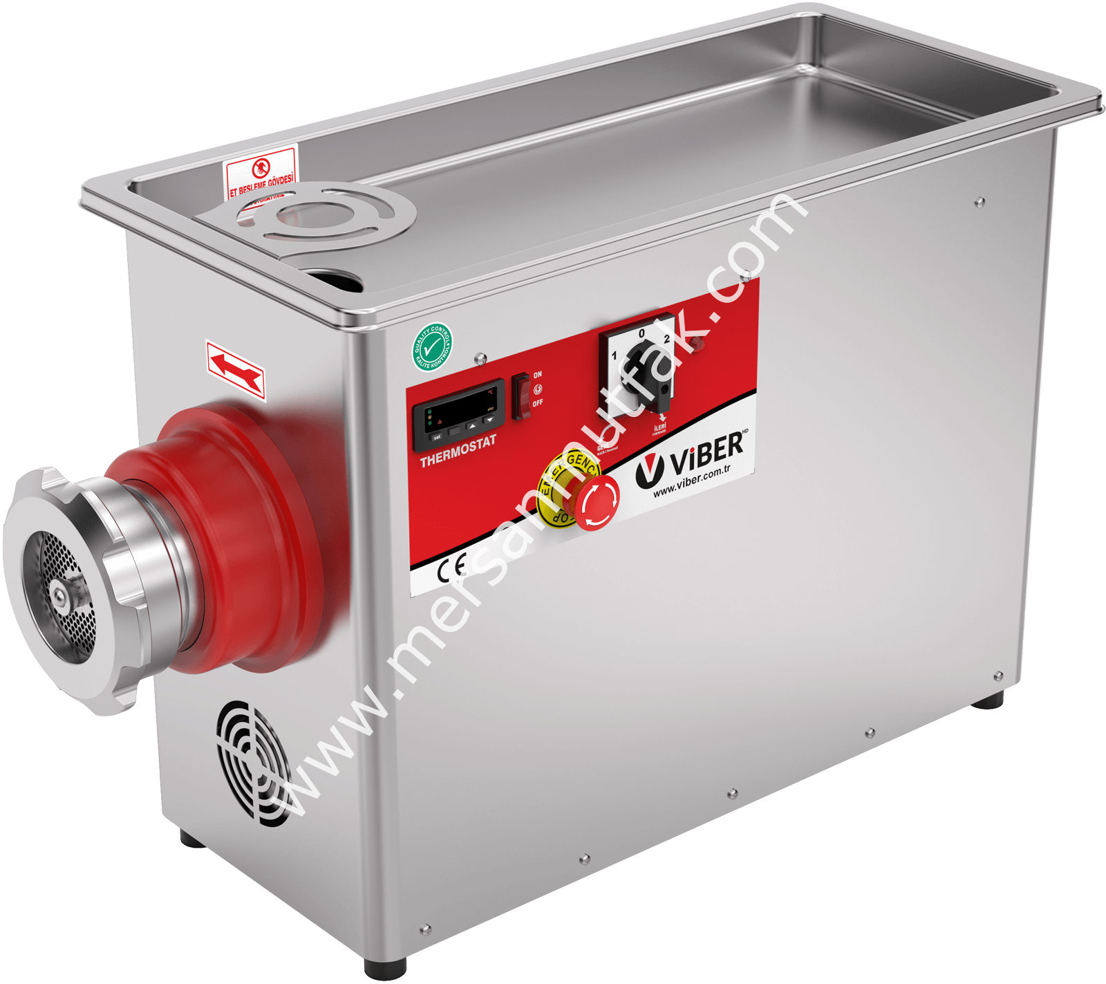 Komple Paslanmaz Soğutmalı Et Kıyma Makinesi 32 No MRSN-234