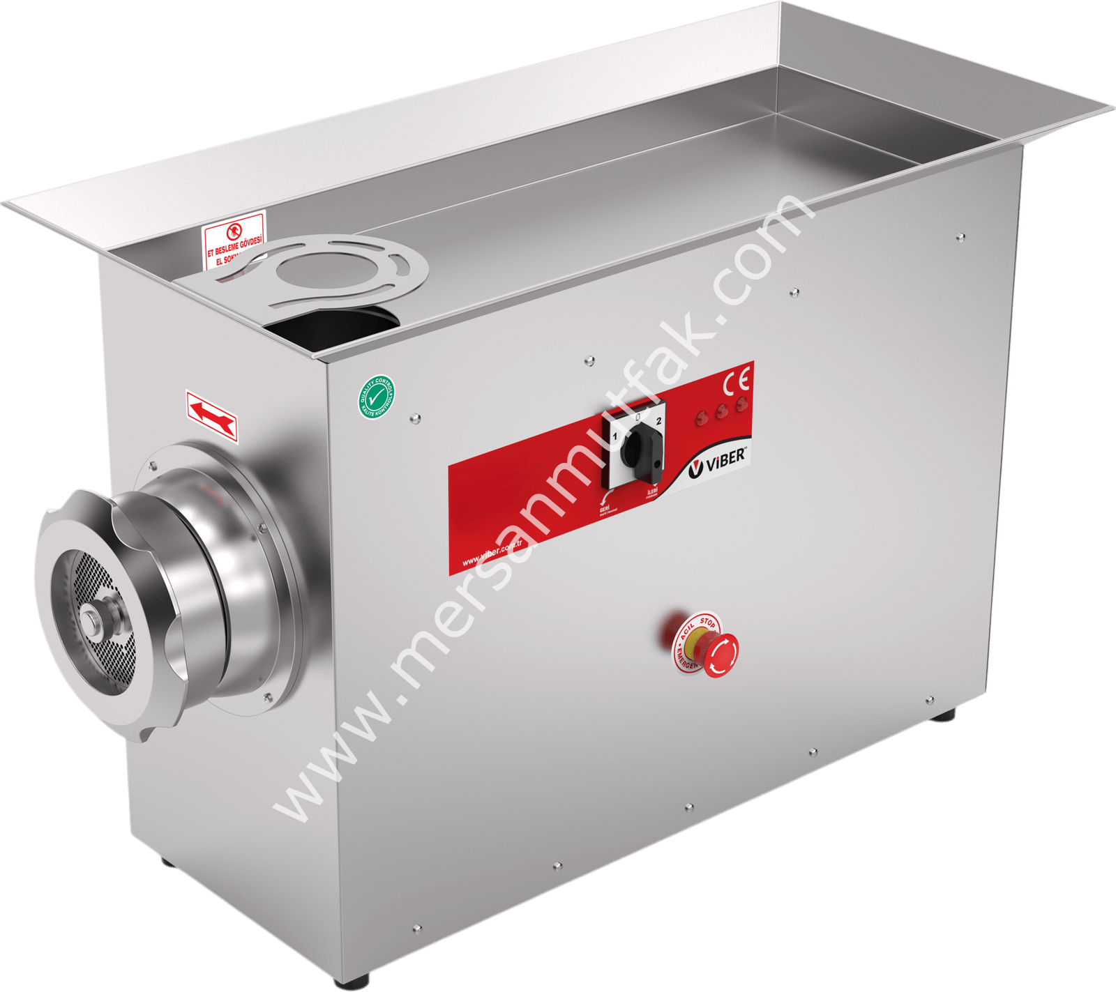 Paslanmaz Endüstriyel Et Kıyma Makinesi 42 No MRSN-236