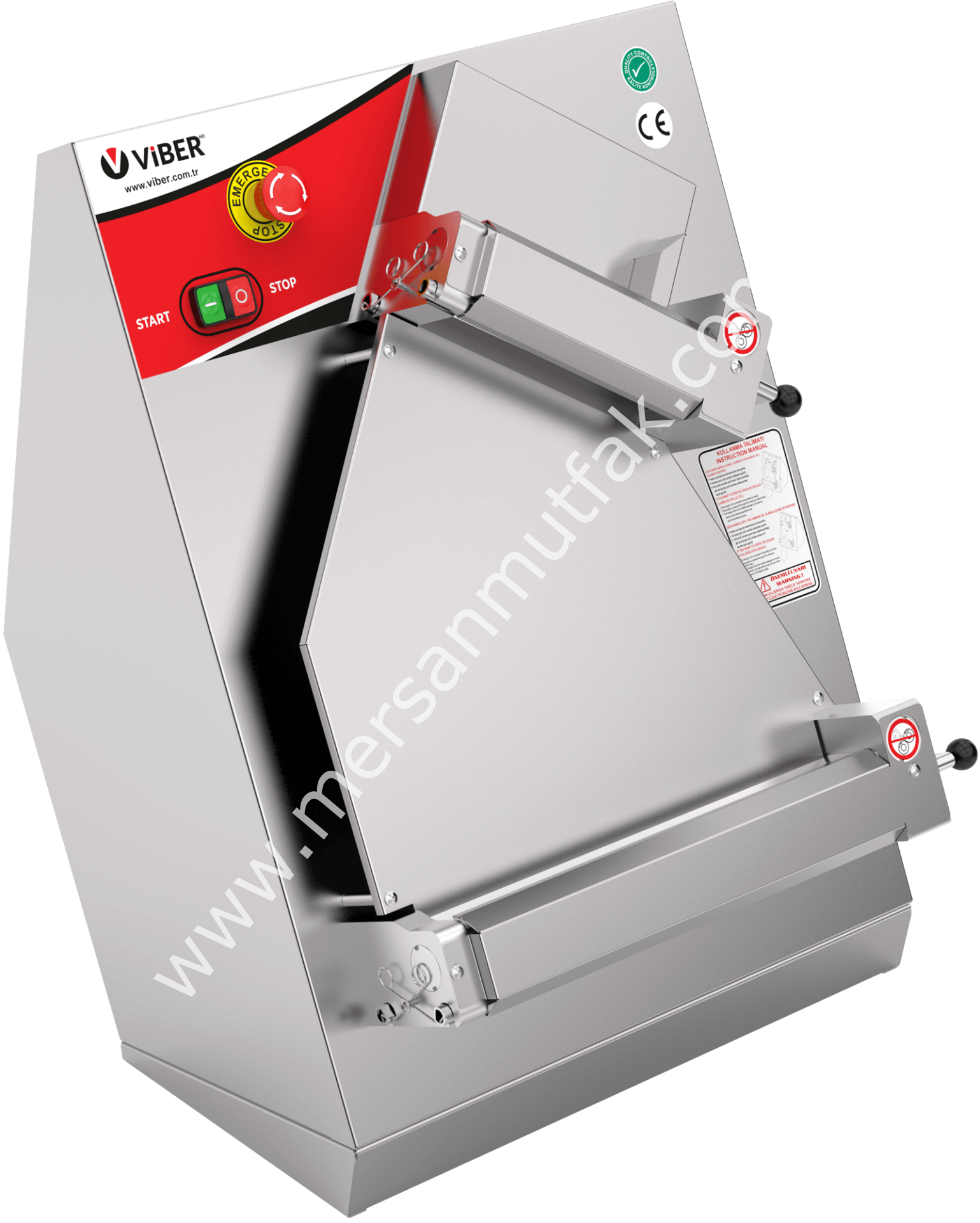 Klasik Hamur Açma Makinesi 40 Cm Endüstriyel Paslanmaz MRSN-256