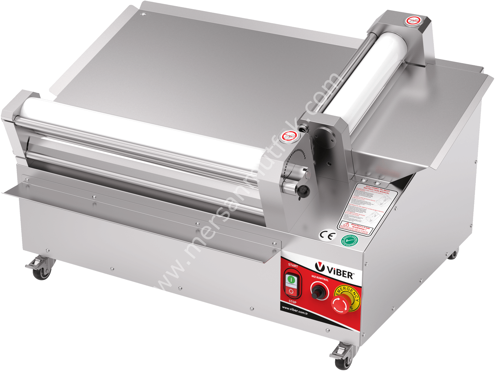 Yatay Hamur Açma Makinesi 55 Cm Endüstriyel Pro MRSN-258