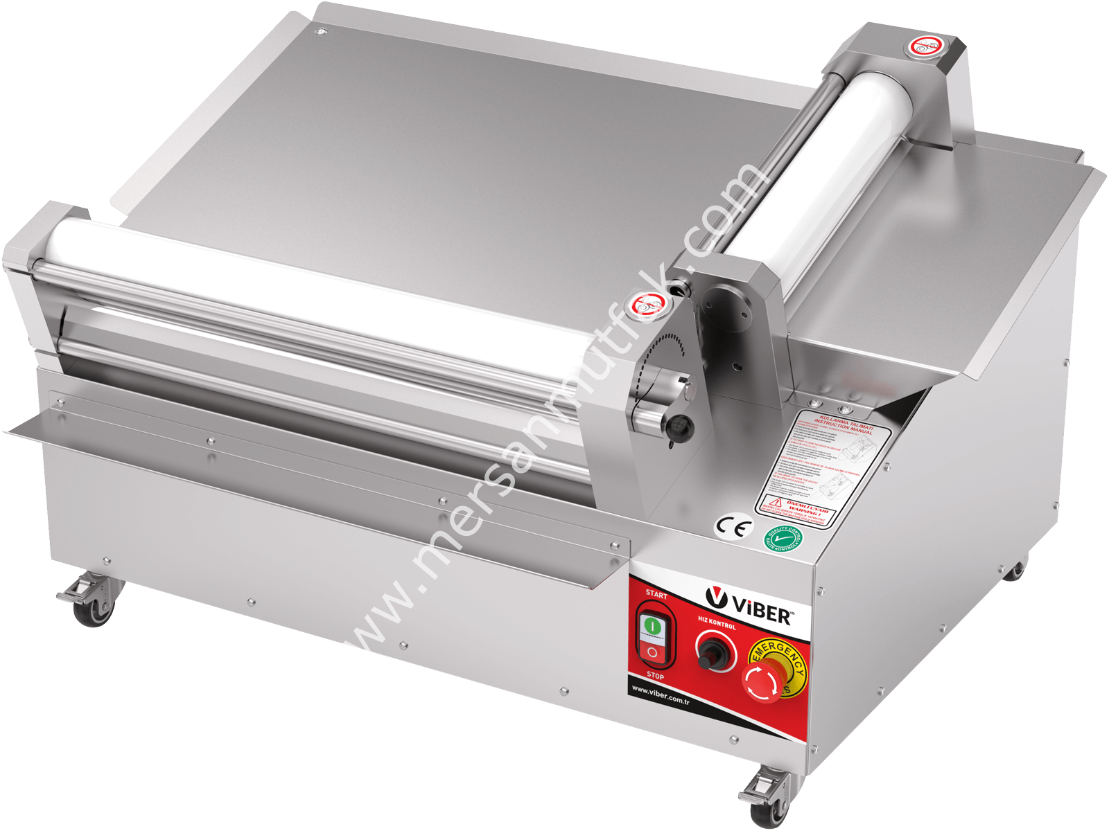 Yatay Hamur Açma Makinesi 60 Cm Endüstriyel Pro MRSN-259