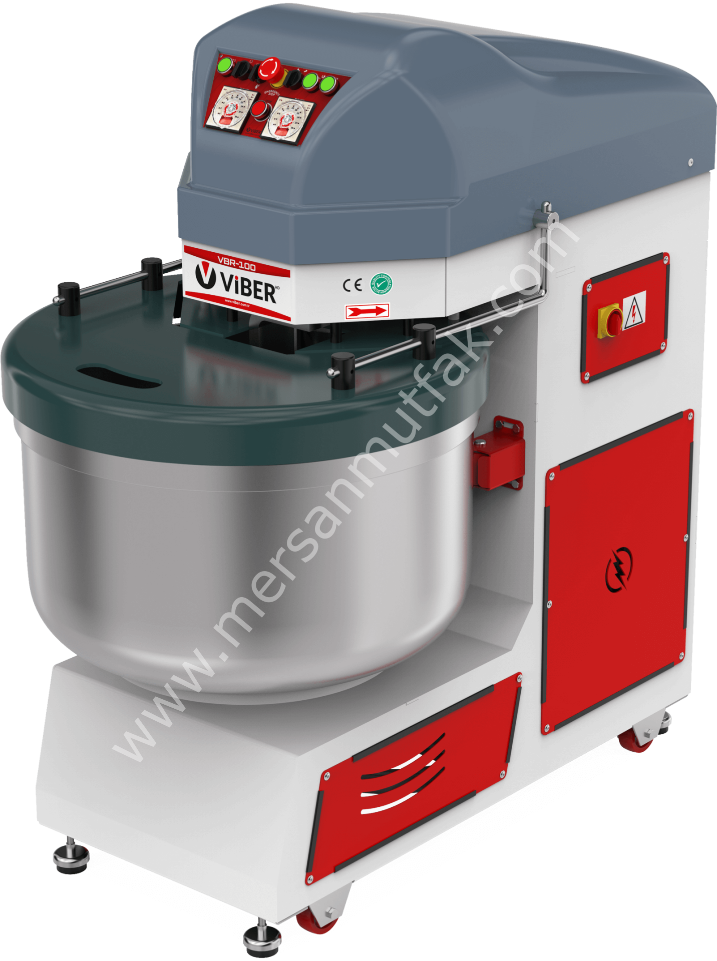 Endüstriyel Spiral Mikser 50 Kg Tek Yönlü Profesyonel MRSN-264