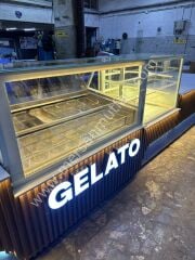 Dondurma Reyonu ve Pasta Teşhir Dolabı Bankolu Set Model MRSN-272