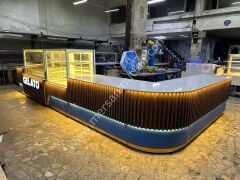 Dondurma Reyonu ve Pasta Teşhir Dolabı Bankolu Set Model MRSN-272