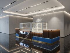 Dondurma Reyonu ve Pasta Teşhir Dolabı Bankolu Set Model MRSN-272