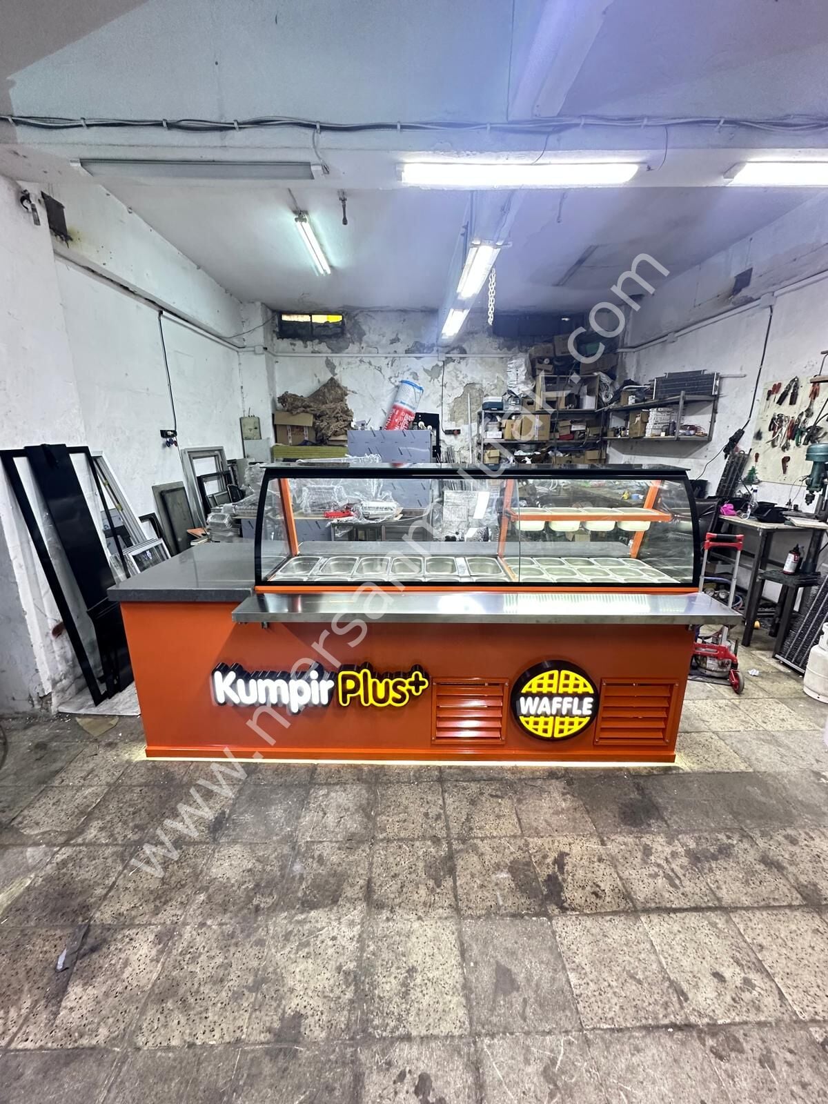 Waffle ve Kumpir Teşhir Dolabı MRSN-296