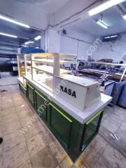 Pastane Tipi Pasta ve Börek Teşhir Tezgahı Kasalı MRSN-316