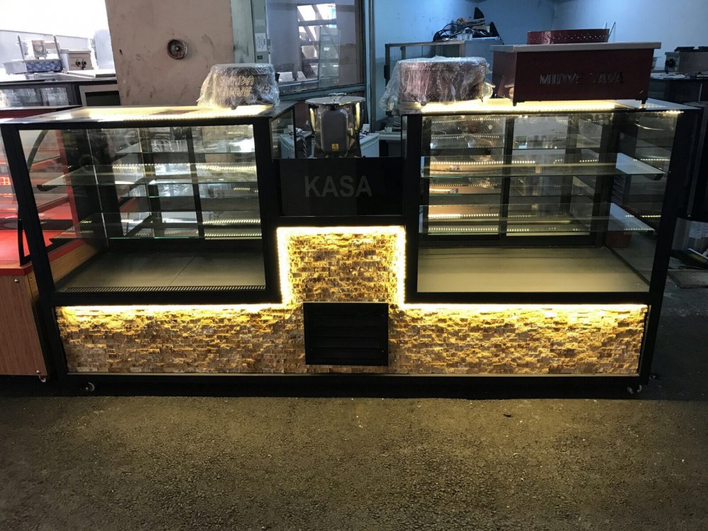 PASTA DOLABI ORTASI KASALI SİYAH 2 YIL GARANTİLİ Fiyatı Taksit