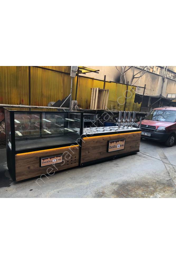 YENİ NESİL LOKMA TEZGAHI VE PASTA DOLABI MODELLİ 6547 A+ En Uygun