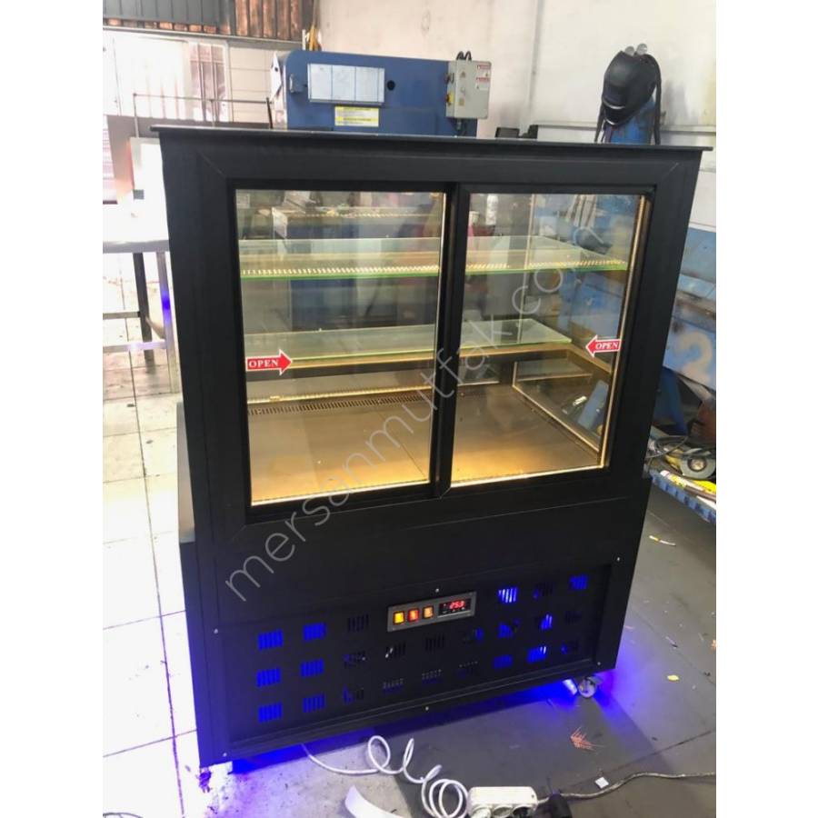 PASTA DOLABI MAVİ IŞIKLI TAŞ DEKOR 5114 A+ En Uygun Fiyatlarla Mersan